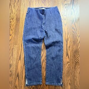 Soft Surroundings Dark Blue Straight Leg Jeans